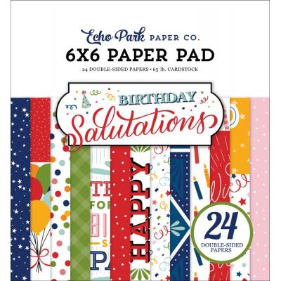 Echo Park Birthday Salutations Designpapier - Paper Pad